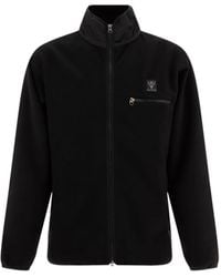 South2 West8 - Fleece Jack Met Logopatch En Rits - Lyst