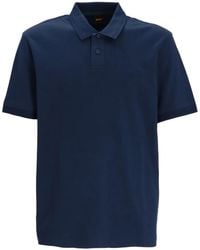 BOSS - Logo-Embroidered Cotton Polo Shirt - Lyst