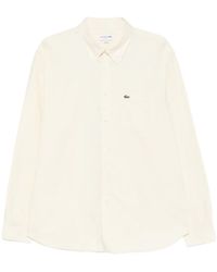 Lacoste - Camisa con parche del logo - Lyst