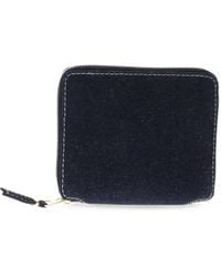 Comme des Garçons - Denim Zip-Around Wallet - Lyst