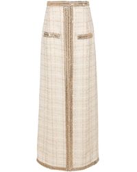 Giambattista Valli - Sequin-embellished Front-slit Skirt - Lyst
