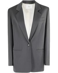 Tela - Single-Breasted Notched-Lapel Blazer - Lyst