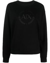 ARMANI EXCHANGE - Logo-Print Sweatshirt - Lyst