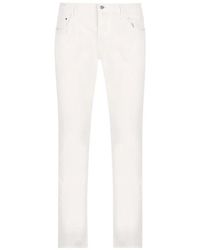 Hand Picked - Ravello Logo-Patch Jeans - Lyst