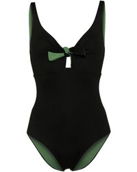 Fisico - Reversible Lace-up Swimsuit - Lyst