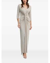 Joseph Ribkoff - Twist-Detail Three-Quarter-Sleeve Maxi Dress - Lyst