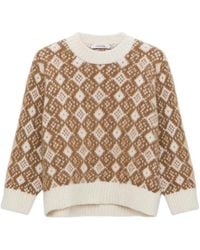 Dorothee Schumacher - Argyle-Pattern Sweater - Lyst