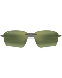 Maui Jim - Gafas de sol rectangulares sin montura - Lyst