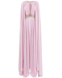 Saiid Kobeisy - Crystal-Embellished Draped Dress - Lyst