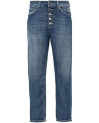 Dondup - Jeans crop Koons a vita media - Lyst
