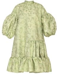 ANOUKI - Abito Con Maniche A Palloncino - Lyst