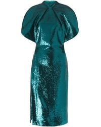 Genny - Sequin-Embellished Midi Dress - Lyst