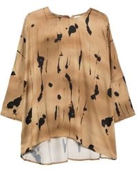 Gentry Portofino - Abstract-Print Blouse - Lyst