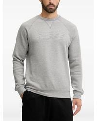Guess - Pull À Logo Embossé Et Manches Raglan - Lyst