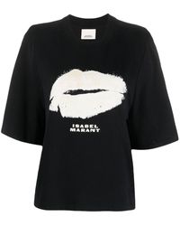 Isabel Marant - T-Shirt mit grafischem Print - Lyst