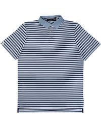 Ralph Lauren - Striped Piqué-Weave Polo Shirt - Lyst