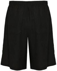 Amaranto - Elasticated-Waistband Shorts - Lyst