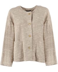 Emporio Armani - Buttoned Blazer - Lyst