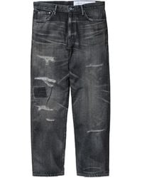 Neighborhood - Savage Denim Distressed Jeans - Lyst