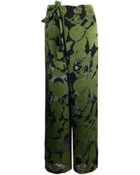 Henrik Vibskov - Graphic-Print Wrap Trousers - Lyst