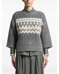 Peserico - Crew Neck Sweater - Lyst