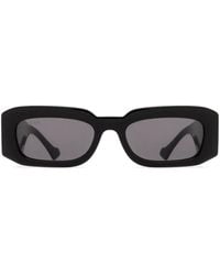 Gucci - Occhiali Da Sole Squadrati Con Logo Inciso - Lyst