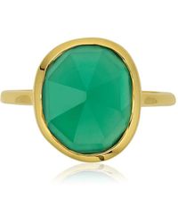 Monica Vinader - Siren Medium Stacking Ring - Lyst