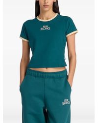 New Balance - T-Shirt Trackside Ringer - Lyst
