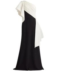 Tadashi Shoji - One-Shoulder Ruffled Maxi Dress - Lyst
