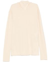 Lemaire - High-Neck T-Shirt - Lyst