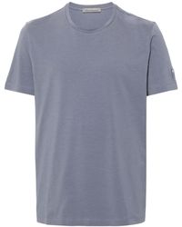 Corneliani - T-shirt en coton à patch logo - Lyst