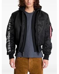 Alpha Industries - Bomberjacke Mit Reißverschluss - Lyst