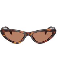 Miu Miu - Cat-Eye Frame Sunglasses - Lyst