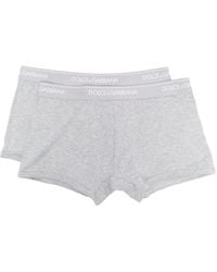 Dolce & Gabbana - Set Aus Zwei Shorts Mit Logo-Bund - Lyst