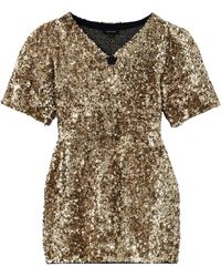 Marc Jacobs - Sequin-Embellished Mini Dress - Lyst