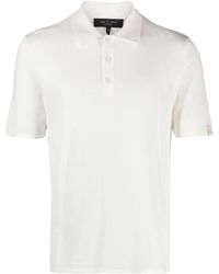 Rag & Bone - Harvey Ribbed-knit Polo Shirt - Lyst