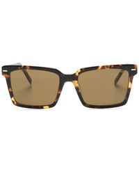 Miu Miu - Tortoiseshell Square-Frame Sunglasses - Lyst