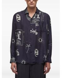 Osklen - Hemd Mit 1989-Print - Lyst
