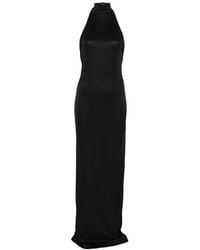 ANDAMANE - Halterneck Backless Maxi Dress - Lyst