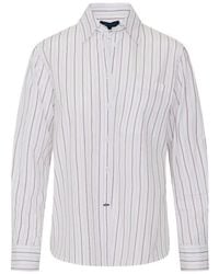 Patrick Assaraf - Striped Cotton Shirt - Lyst