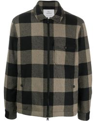Woolrich - Checked Wool-Blend Shirt Jacket - Lyst