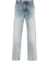 DIESEL - 2010 D-macs Mid Waist Straight-fit Jeans - Lyst