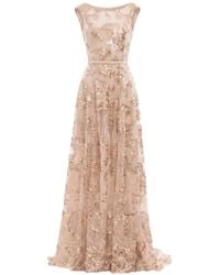 Saiid Kobeisy - Sequin-Embellished Embroidered Tulle Maxi Gown - Lyst