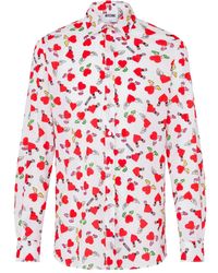Moschino - Hemd Mit Herz-Print - Lyst