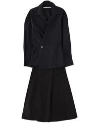 Alexander Wang - Collared Midi Dress - Lyst