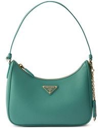 Prada - Re-Edition 2005 Saffiano-Leather Mini Bag - Lyst