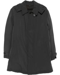 Brioni - Hooded Button-Up Coat - Lyst