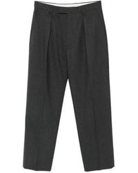 Sandro - Wide-Leg Wool Trousers - Lyst