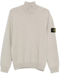 Stone Island - Ribbed Turtleneck Sweater - Lyst