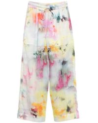 Aje. - Adina Floral-Print Trousers - Lyst
